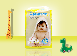 Large Size Peakaboo Diapar