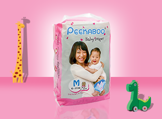 Medium Size Peakaboo Diapar