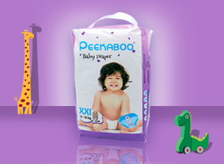 XXL Size Peakaboo Diapar